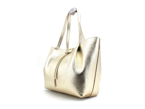 PATRIZIA PEPE Borsa Laminata Platinum 2V8895-A4U8S
