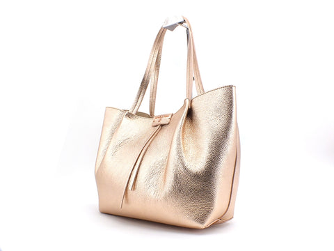 PATRIZIA PEPE Borsa Laminata Oro Rose 2V8895-A4U8S