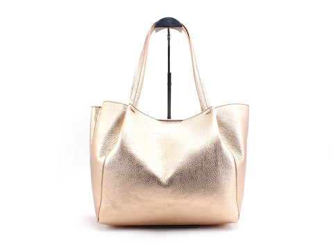 PATRIZIA PEPE Borsa Laminata Oro Rose 2V8895-A4U8S