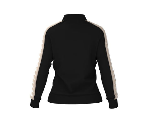 KAPPA 222 Banda Womber Slim Felpa Black Pink Pearl 303WY20