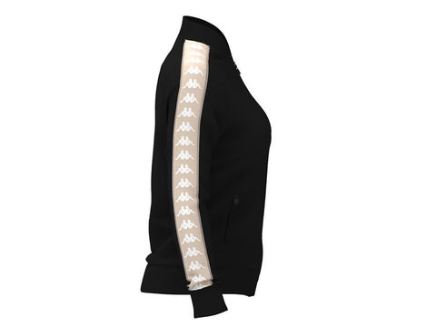 KAPPA 222 Banda Womber Slim Felpa Black Pink Pearl 303WY20