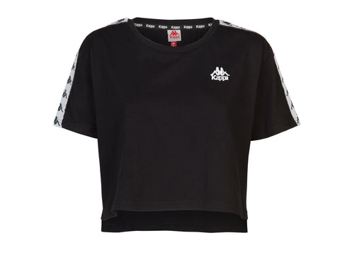 KAPPA 222 Banda Apua T-Shirt Black White 303WGQ0