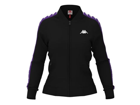 KAPPA 222 Banda Womber Slim Felpa Black Violet 303WY20