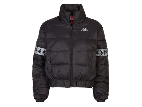 KAPPA Doltan Giacca Piumino Black Silver 3116P5W