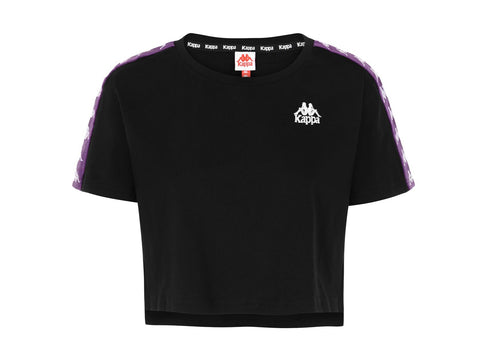 KAPPA 222 Banda Apua T-Shirt Black Violet 303WGQ0