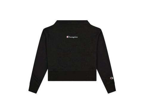 CHAMPION Felpa Cropped Black 113189