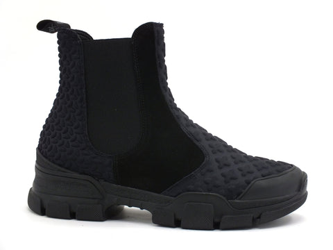 LAKE Beatles Cross Stivaletto Elastico Black C27-BEA