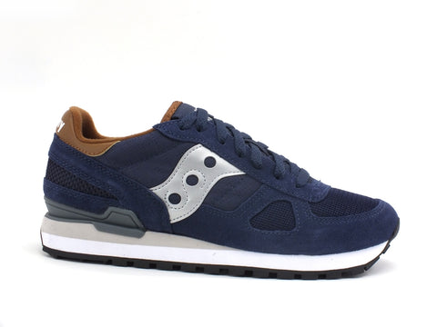 SAUCONY Shadow Sneaker Navy Brown S2108-710