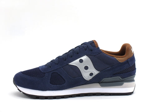 SAUCONY Shadow Sneaker Navy Brown S2108-710