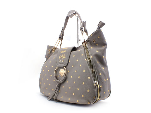 LE PANDORINE Vicky Star Belle Borsa Stelle Taupe AI20DAB02591-07