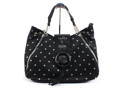 LE PANDORINE Vicky Star Sclera Borsa Stelle Black AI20DAB02591-08