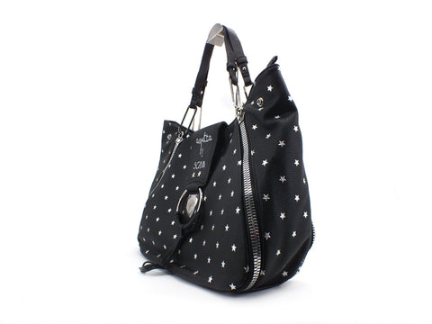 LE PANDORINE Vicky Star Sclera Borsa Stelle Black AI20DAB02591-08