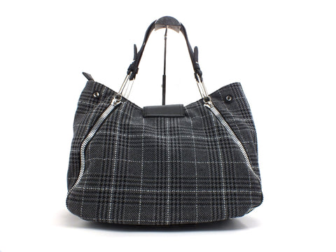LE PANDORINE Vicky Tartan Felicità Borsa Dark Grey AI20DAB02591-11