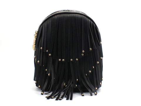 LE PANDORINE Vicky Backpack Fringe Never Zaino Black AI20DAC02592-01