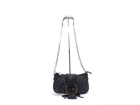 LE PANDORINE Vicky Baguette Oggi Borsa Tracolla Leopard Black AI20DAE02594-01