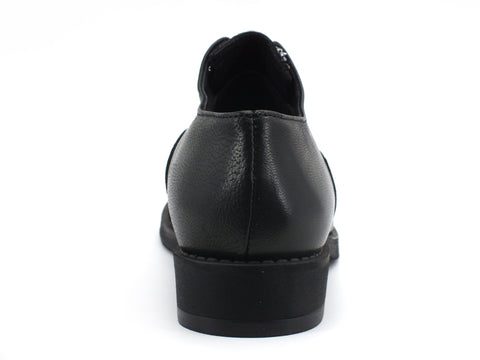 JIUDIT Derby Scarpa Stringata Pietre Nero 1830