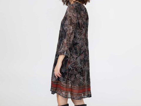 MARKUP Georgette Abisto Vestito Fantasia Floreale