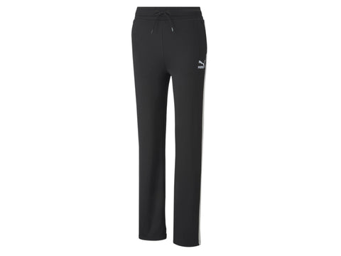 PUMA Classic Wide Leg Pants Pantaloni Tuta Svasati Black 598854 01