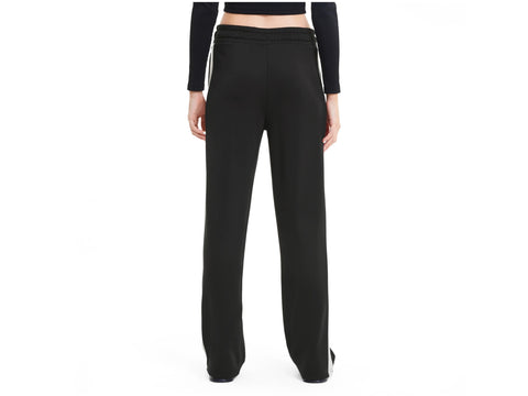 PUMA Classic Wide Leg Pants Pantaloni Tuta Svasati Black 598854 01