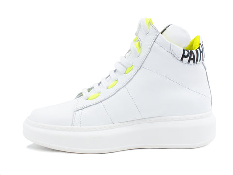 PATRIZIA PEPE Sneaker Hi Yellow White 2V9709A3KW