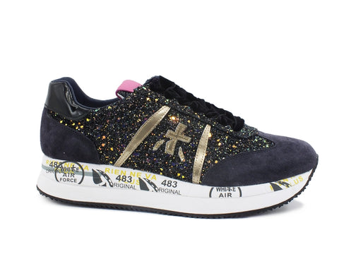 PREMIATA Conny Sneaker Glitter Blue CONNY-4264
