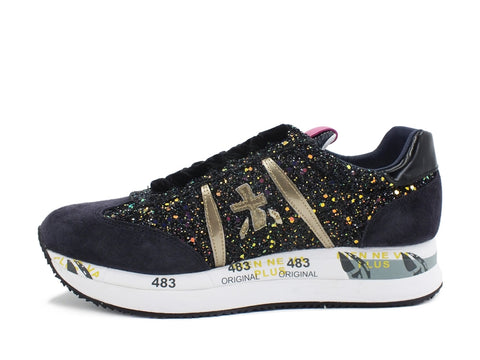 PREMIATA Conny Sneaker Glitter Blue CONNY-4264