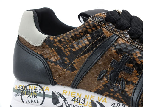 PREMIATA Beth Sneaker Platform Brown Black BETH-4115