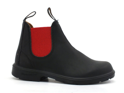 BLUNDSTONE Stivaletto Polacco Elastico Bambino Black Red 581