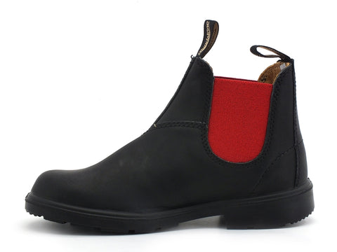 BLUNDSTONE Stivaletto Polacco Elastico Bambino Black Red 581