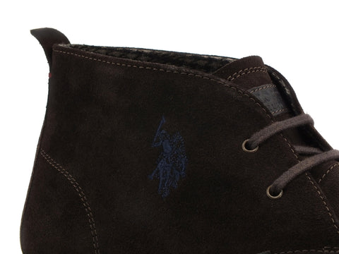 U.S. POLO Amadeus Stringata Uomo Dark Brown AMADEUS