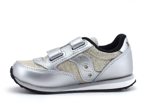SAUCONY Baby Jazz HL Sneaker Bambina Silver Sparkle SL163387