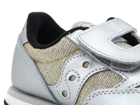 SAUCONY Baby Jazz HL Sneaker Bambina Silver Sparkle SL163387