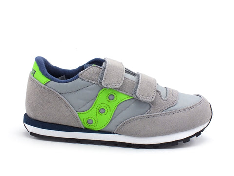 SAUCONY Jazz Double HL Kids Sneakers Bambina Grey Green Blue SK263341