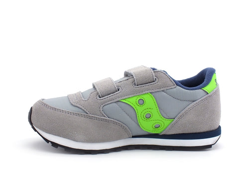 SAUCONY Jazz Double HL Kids Sneakers Bambina Grey Green Blue SK263341