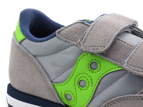 SAUCONY Jazz Double HL Kids Sneakers Bambina Grey Green Blue SK263341