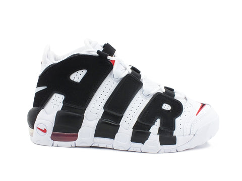 NIKE AIR MORE UPTEMPO (GS) Sneaker Scottie Pippen White Black Red 415082105