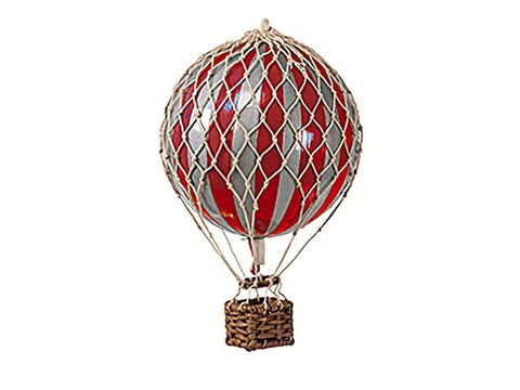 AUTHENTIC MODELS Mongolfiera 32 Cm. Accessori Casa Argento Rosso AP163SR