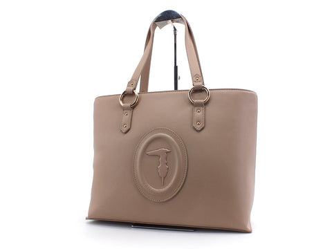 TRUSSARDI Lisbona Shopper MD Borsa Sand 75B00961