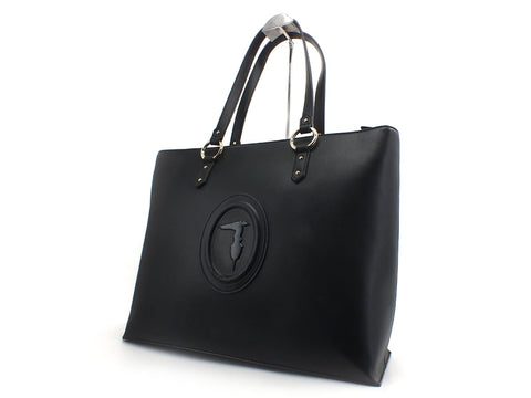 TRUSSARDI Lisbona Shopper LG Borsa Black 75B00960