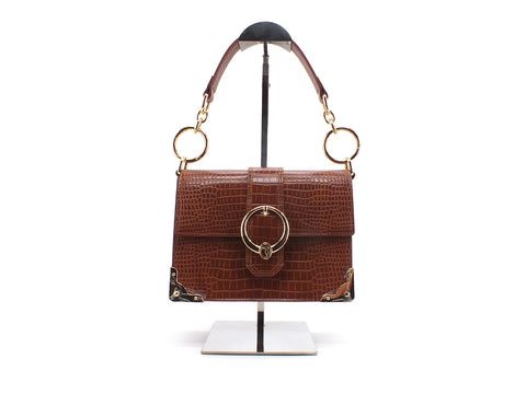 TRUSSARDI Miami Shoulder SM Borsa Tracolla Cuoio 75B01016