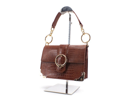 TRUSSARDI Miami Shoulder SM Borsa Tracolla Cuoio 75B01016