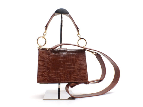TRUSSARDI Miami Shoulder SM Borsa Tracolla Cuoio 75B01016