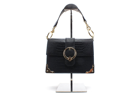 TRUSSARDI Miami Shoulder SM Borsa Tracolla Black 75B01016