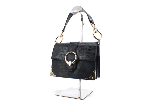 TRUSSARDI Miami Shoulder SM Borsa Tracolla Black 75B01016