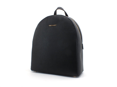 TRUSSARDI Mosca Backpack MD Zaino Black 75B00969
