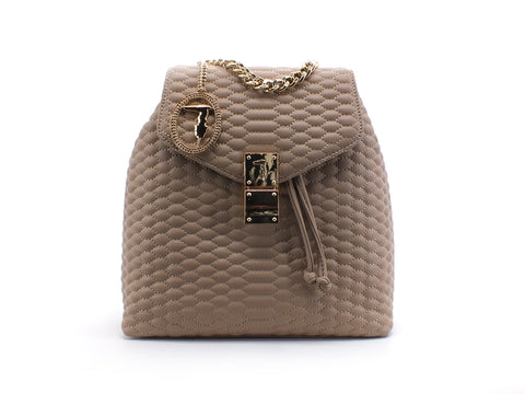 TRUSSARDI Parigi Backpack MD Zaino Sand 75B00990