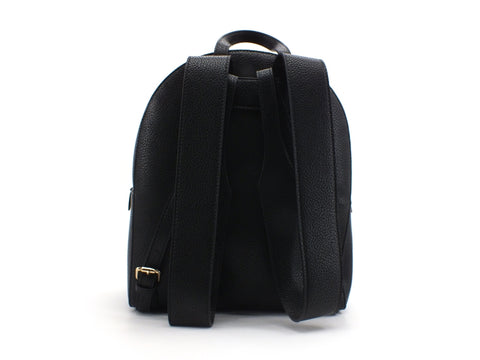 TRUSSARDI Faith Backpack Tumbled Zaino Logo Black 75B01025