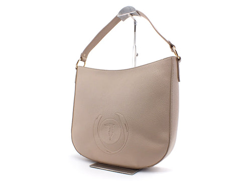 TRUSSARDI Faith Hobo MD Tumbled Borsa Taupe 75B01024