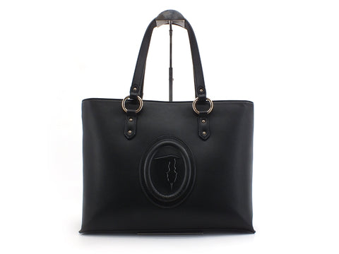 TRUSSARDI Lisbona Shopper MD Borsa Black 75B00961
