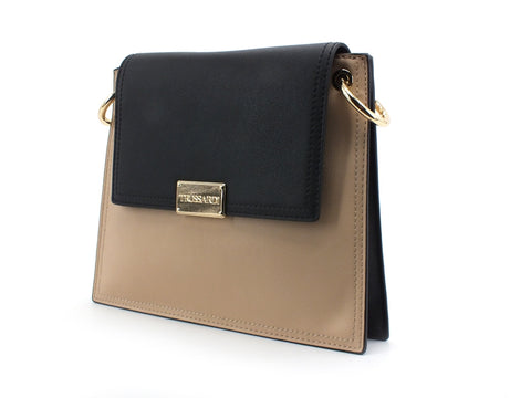 TRUSSARDI Amsterdam Shoulder SM Borsa Tracolla Sand Black 75B00979
